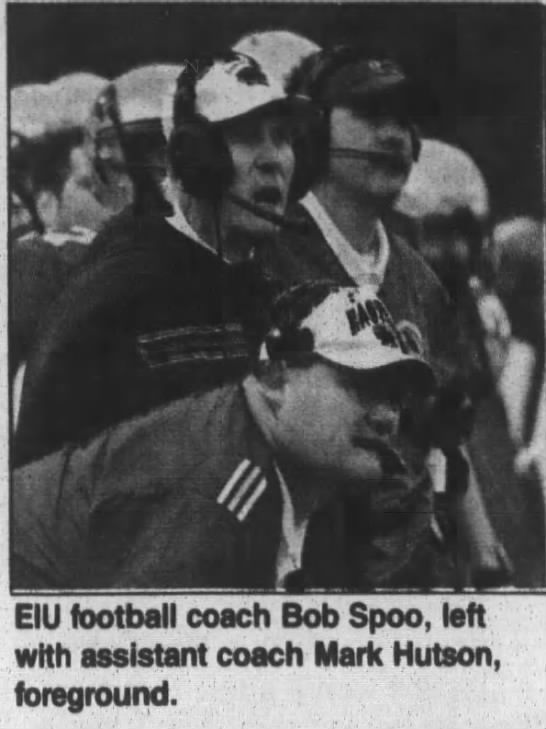 Bob Spoo with assistant coach Mark Hutson